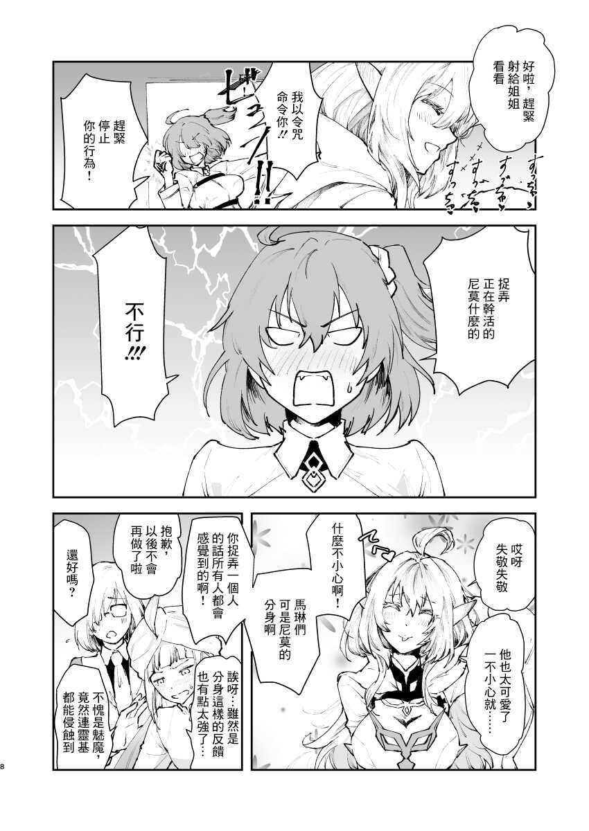 [Fiance Tank (Matsue)] Chikyuu Saigo no Succubus ga Chaldea de Yarakasu Hon (Fate/Grand Order) [Chinese] [Digital] - Page 7