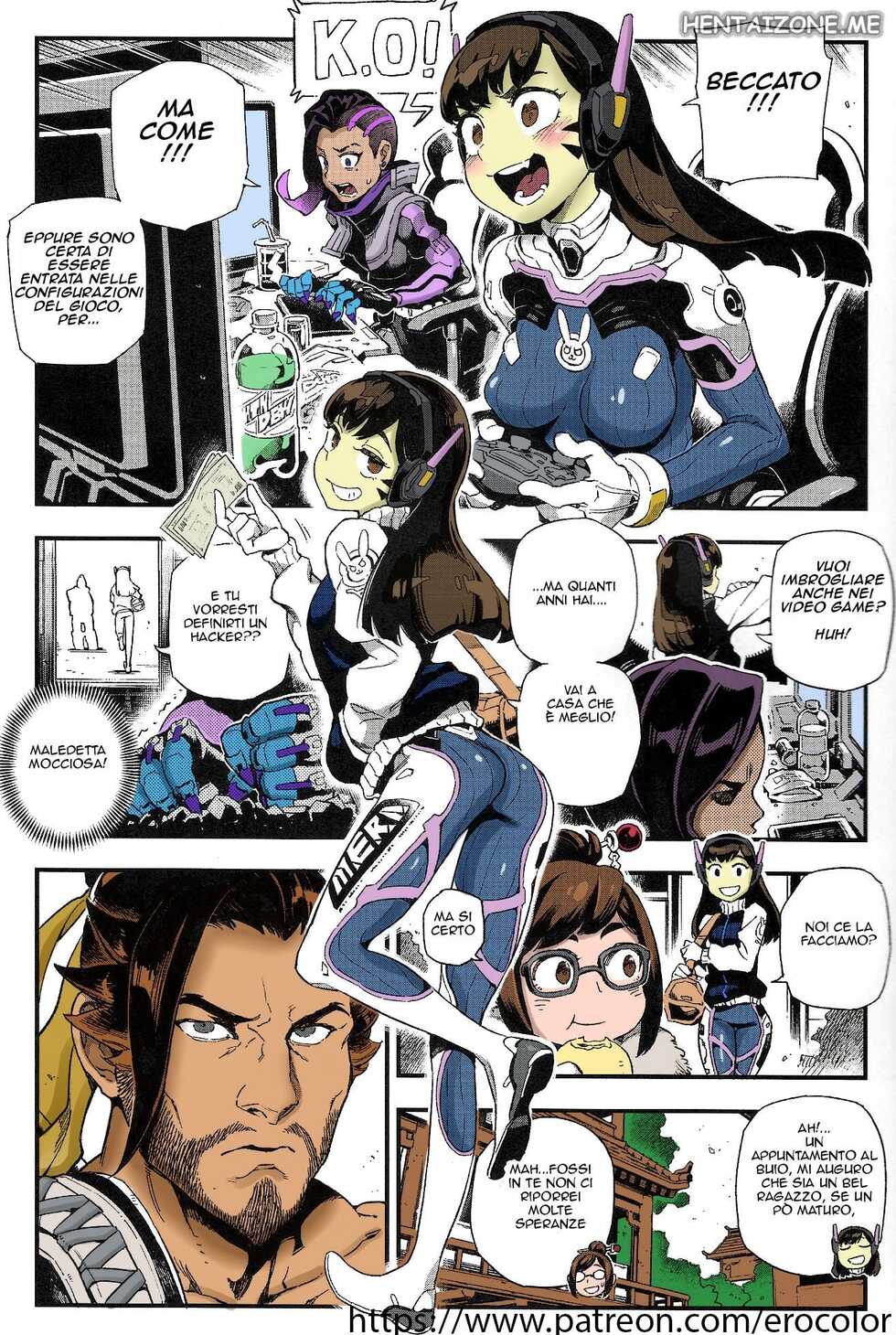(FF30) [Bear Hand (Fishine, Ireading)] OVERTIME!! OVERWATCH FANBOOK VOL. 2 (Overwatch) [Italian] [Colorized] - Page 4