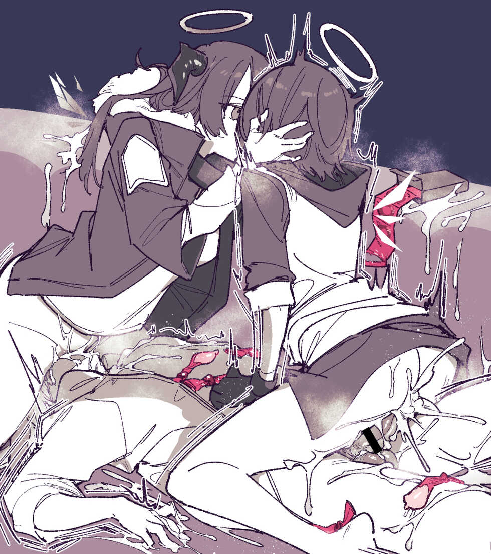 [Mirin to Chikuwa] Pen Kyuu Rankou Halloween Party (Futanari ja Nai Sabun) (Arknights) - Page 8