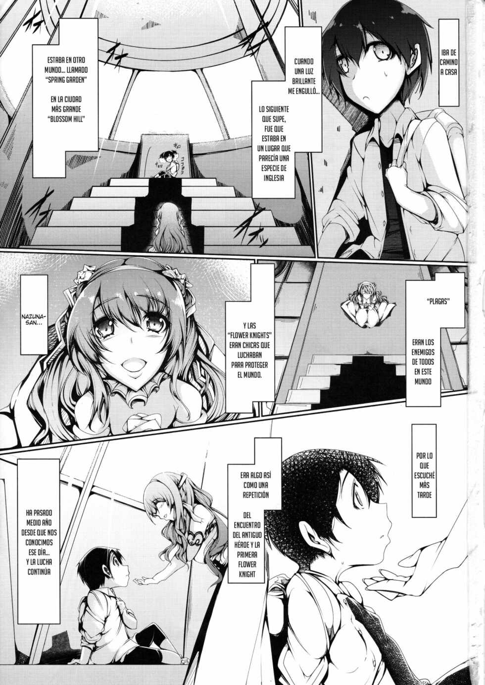 (COMIC1☆10) [EUNOX (U-1)] Banana&Winter Wars (Flower Knight Girl) [Spanish] - Page 3