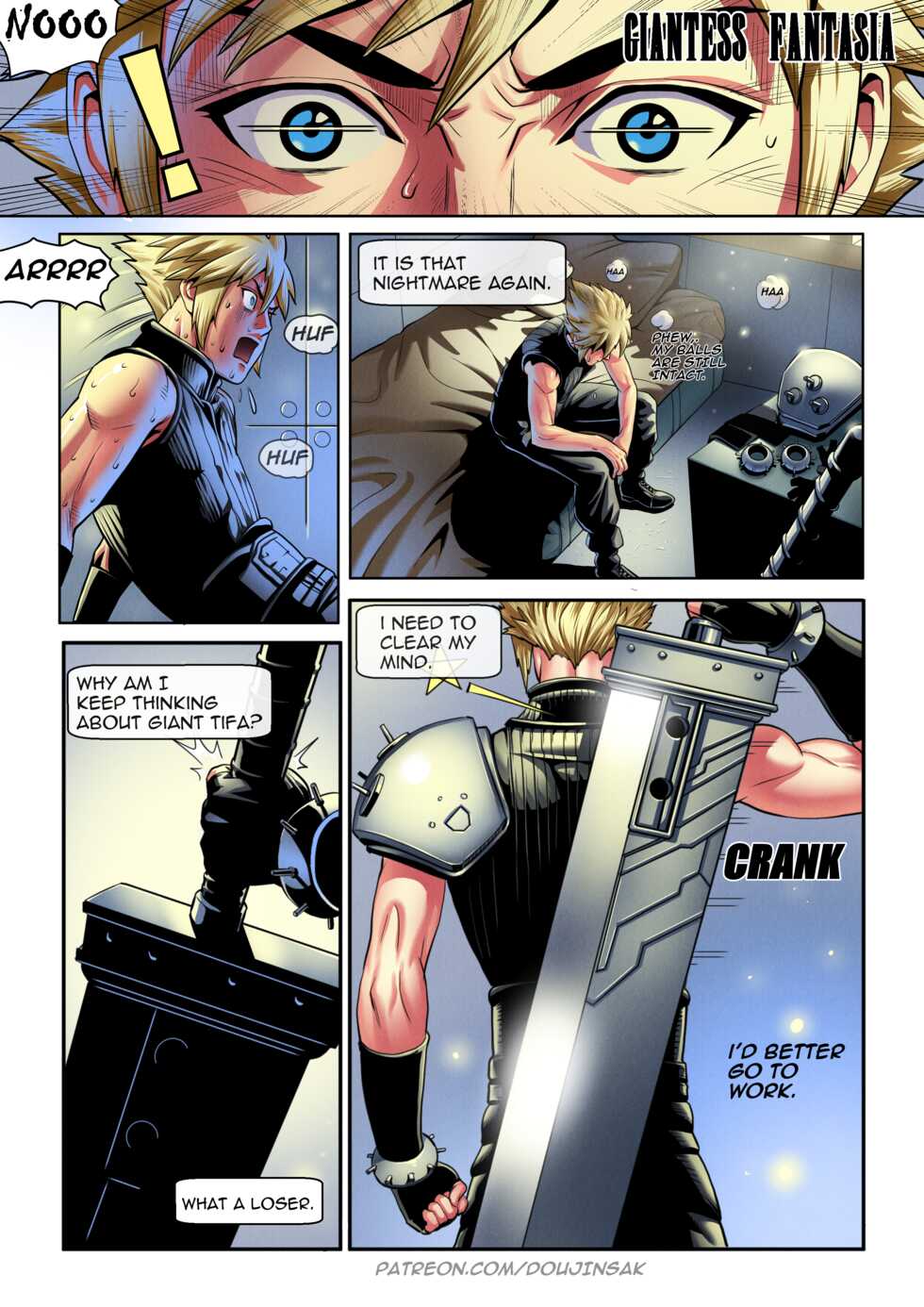 [Doujinsak] Giantess Fantasia 2 (Final Fantasy VII) - Page 15