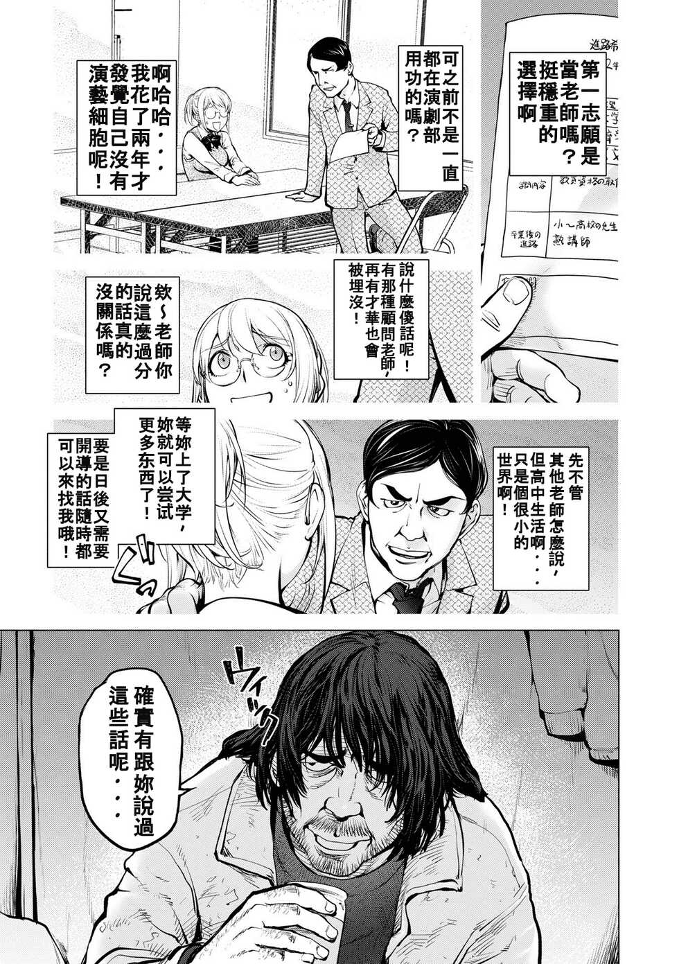 [Kon-Kit] Kaya-nee to Homeless Sensei ~Zenpen~ (COMIC Shigekiteki SQUIRT!! Vol. 37) [Chinese] [bcmbbucks個人漢化] [Digital] - Page 5