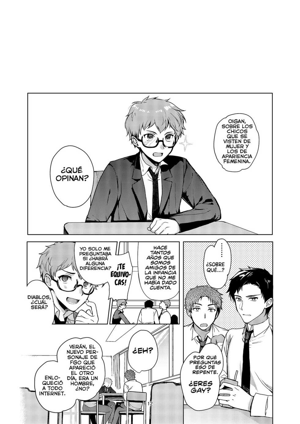 [downbeat (Kirimoto Yuuji)] Josou Haishinsha Ryoujoku 2 ~Doukyuusei mi Bare Nama Haishin~ [Spanish] [Mely Scans] [Digital] - Page 10