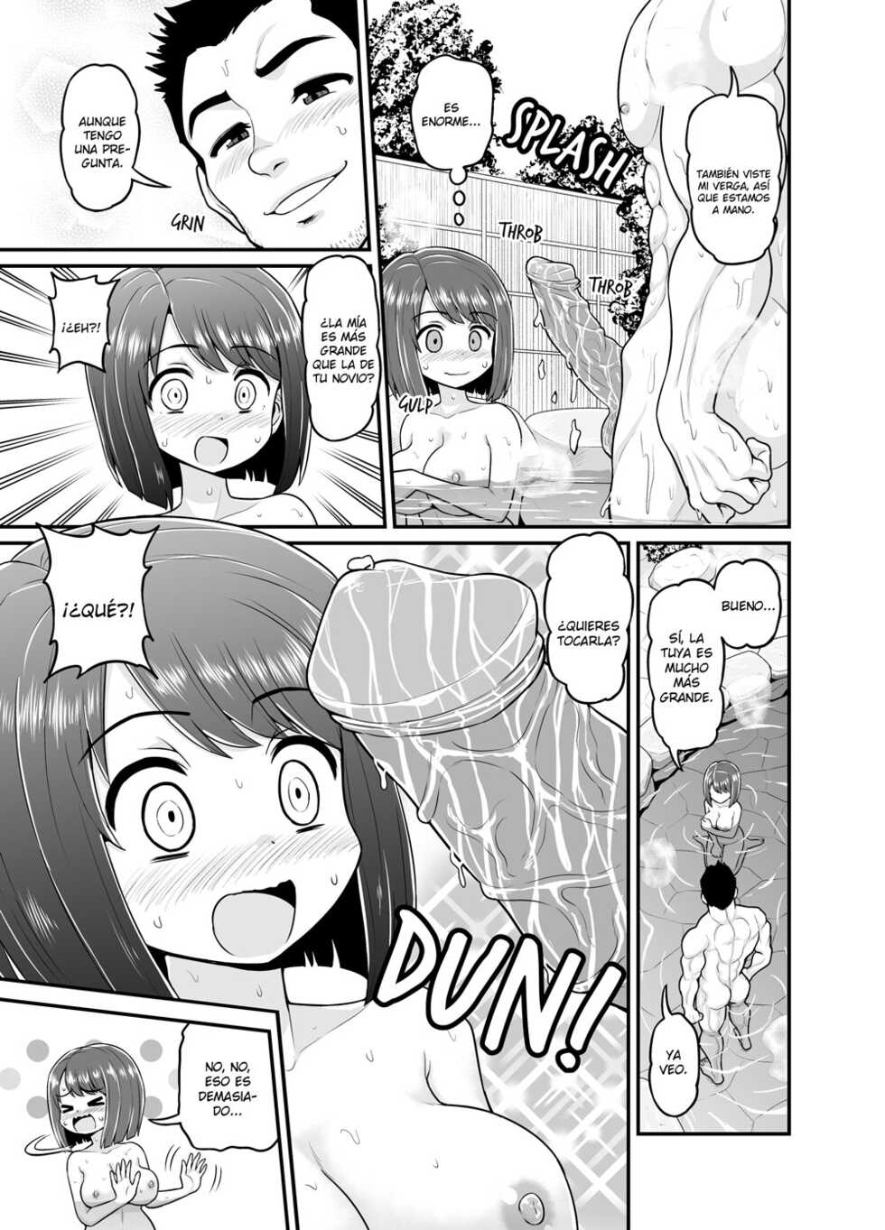 [Chimamire Yashiki (Gachonjirou)] Onsen Netorare Manga | Manga netorare en aguas termales [Spanish] [Kaico no Fansub] [Decensored] - Page 12