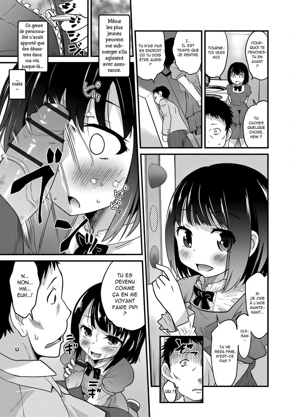 [Hanamaki Kaeru] Kimi no Tsurego ni Koishiteru. - Hajimari wa Otoire de♥ | Je suis amoureux de votre enfant d'un mariage précédent. - Tout a commencé dans les toilettes.♥ [French] [Densetchu] - Page 9
