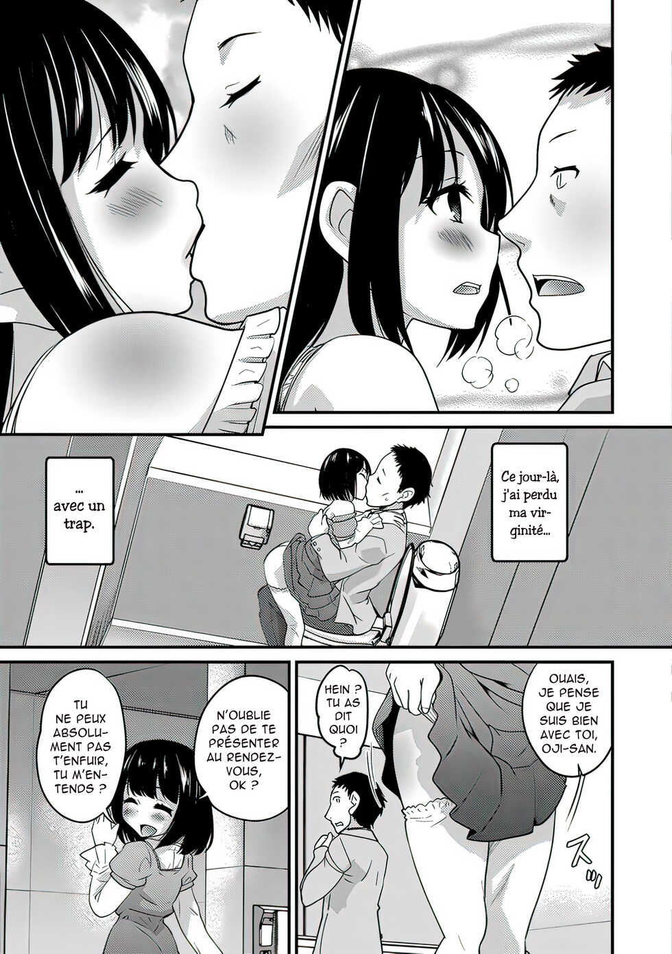 [Hanamaki Kaeru] Kimi no Tsurego ni Koishiteru. - Hajimari wa Otoire de♥ | Je suis amoureux de votre enfant d'un mariage précédent. - Tout a commencé dans les toilettes.♥ [French] [Densetchu] - Page 17