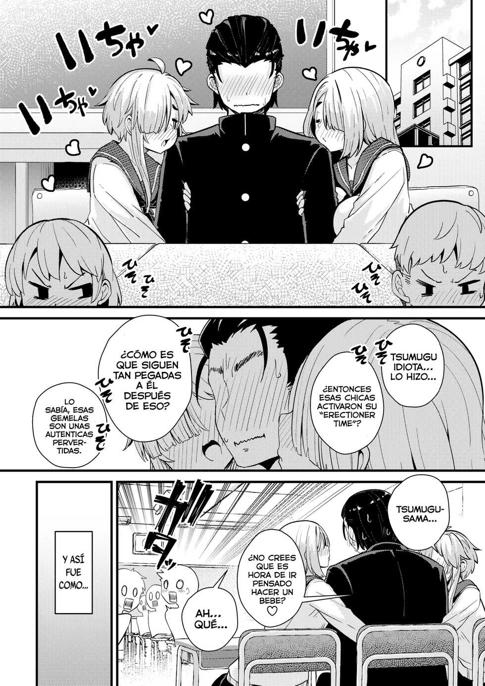 [Suzunomoku] Futago to Himegoto (WEEKLY Kairakuten 2023 No.09) [Spanish] [Lolbooru Scan] - Page 12