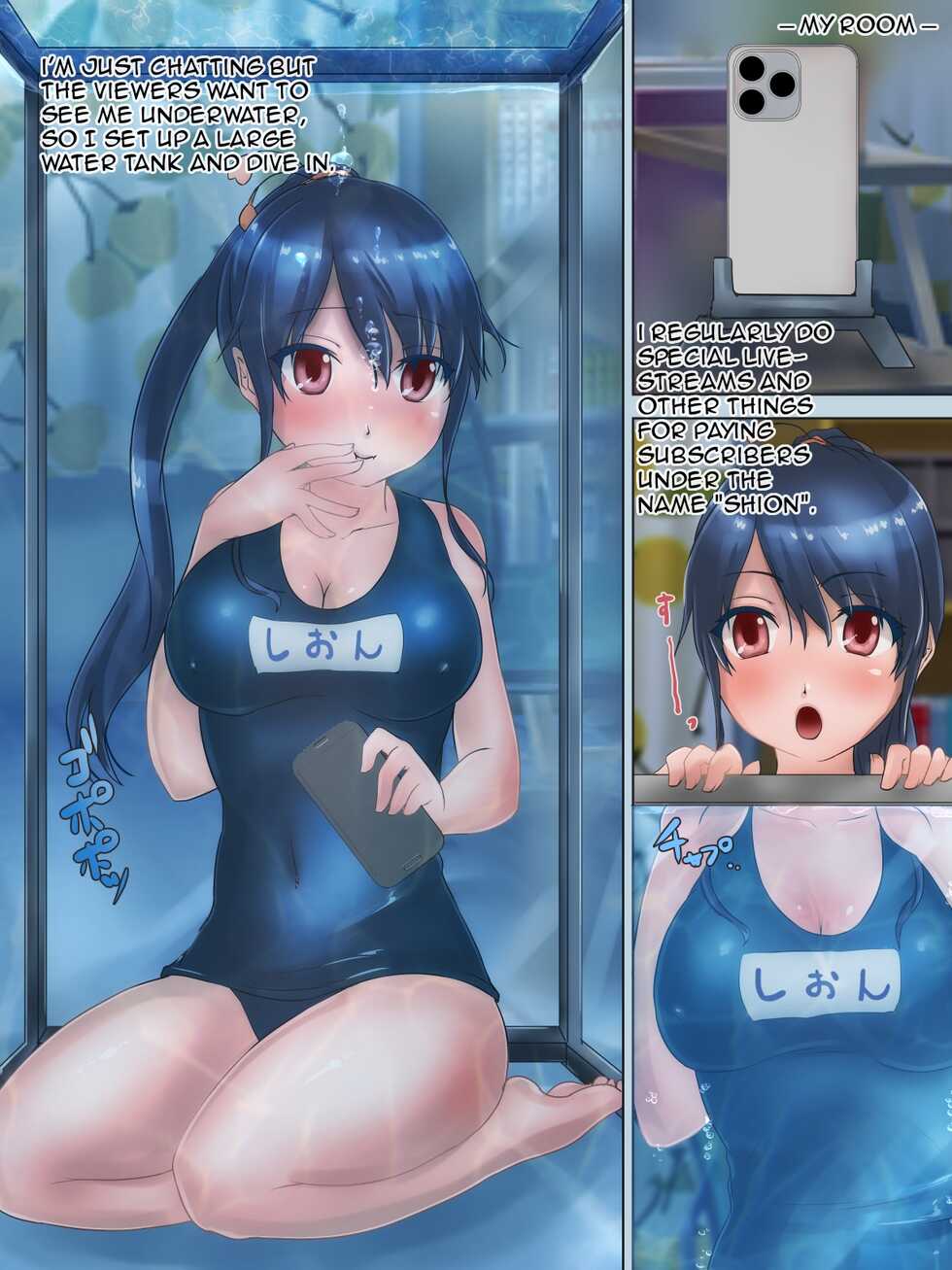 [H2O Aquarium (H2O)] Suichuu-kei Haishin Shoujo no Mizuzeme Off-kai Taikenki | Story of an Underwater Streamer Girl's Offline Water Torture Meetup - Page 2