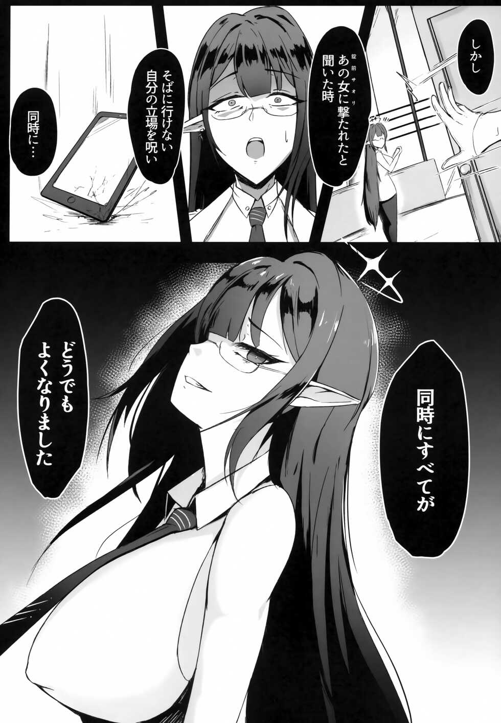 (C101) [Toei Succubus (Chamu)] Yoru no Souryoku-sen INSANE (Blue Archive) - Page 4