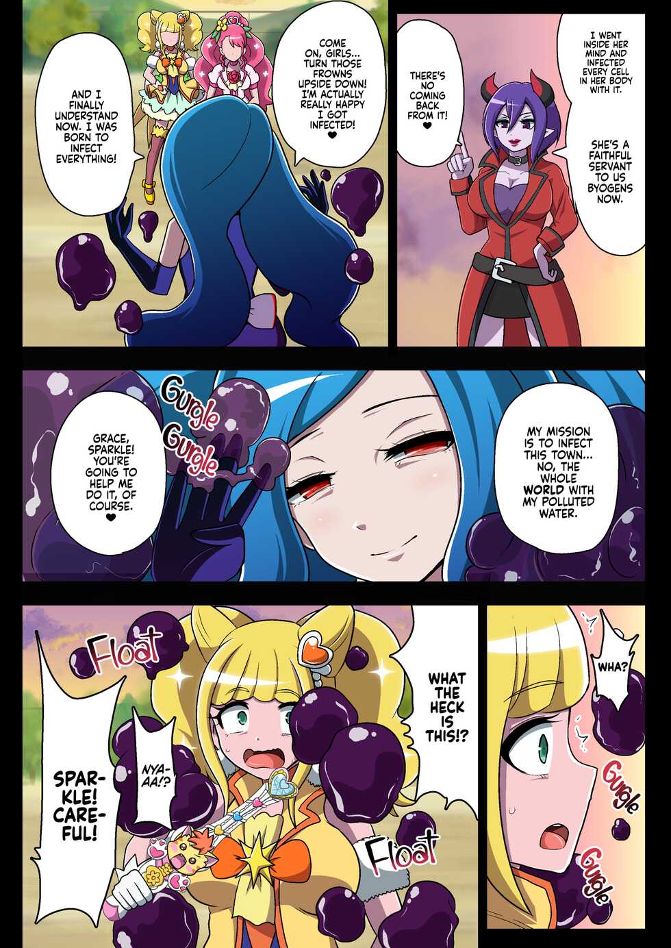 [Akuochisukii Kyoushitsu (Akuochisukii Sensei)] Kegasareta Seisen | Defiled Water (Healin' Good PreCure) [English] {2d-market.com} [Decensored] [Digital] - Page 20