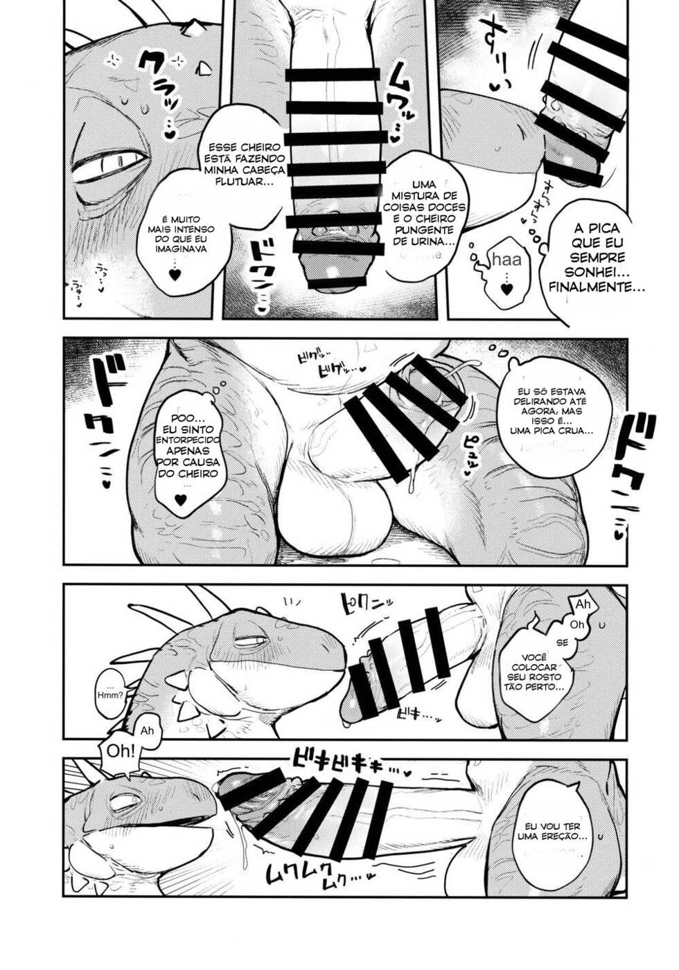 (Kemoket 10) [Rubber Cup Boys (INAX)] Tategami Ryuuzoku no Osa [Portuguese-BR] - Page 18