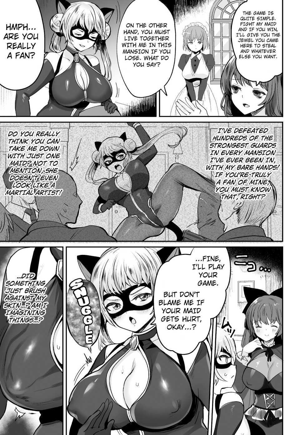 [Meisuke] Kaitou Lady Cat ~Shokushukan to Onna Shujin no Inbou~ | Phantom Thief Lady Cat (2D Comic Magazine Shokushu Suits Ryoujoku Kegareta Ishou ni Okasareru Seigi no Heroine Vol. 1 ) [English] [Kuraudo] [Digital] - Page 5