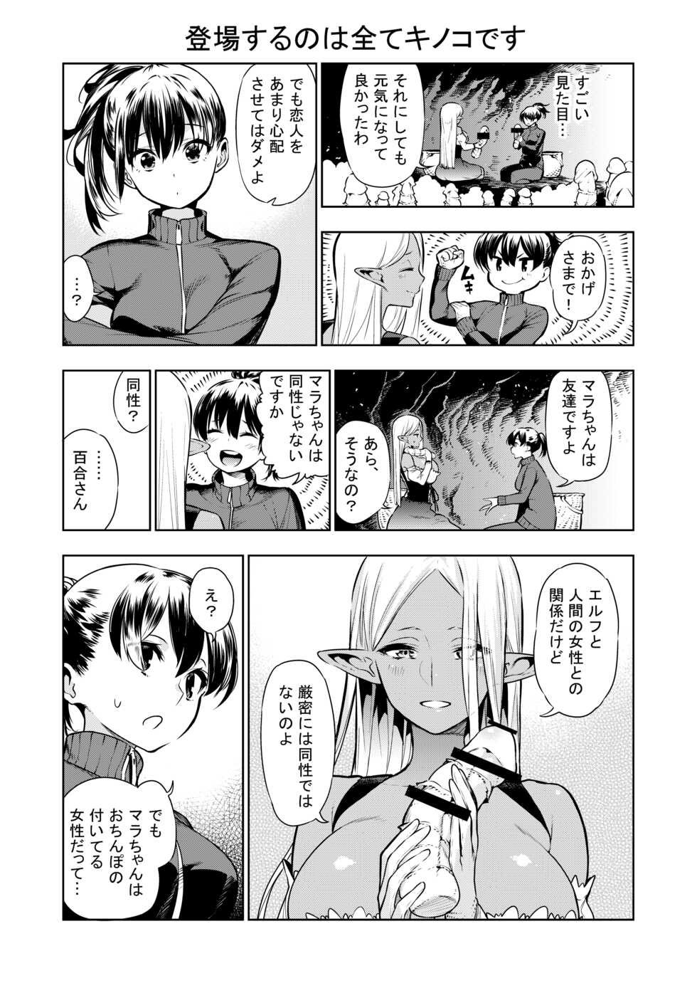 [Kawakami Masaki] Futanari no Elf - Page 36