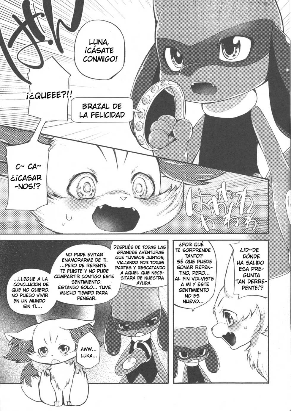 (C89) [Dogear (Inumimi Moeta)] Korekara wa Zutto Issho | From Now On, We'll Always Be Together (Pokémon Mystery Dungeon) [Spanish] - Page 6