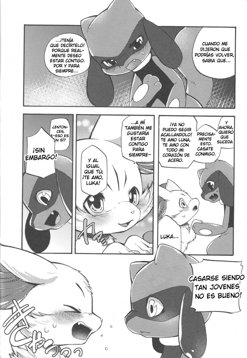 (C89) [Dogear (Inumimi Moeta)] Korekara wa Zutto Issho | From Now On, We'll Always Be Together (Pokémon Mystery Dungeon) [Spanish] - Page 7
