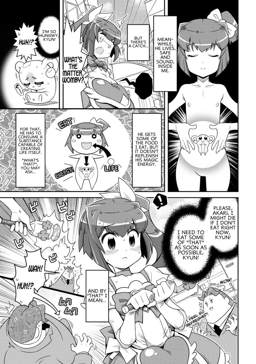 [Satsuki Itsuka] Harapeko Mahou Shoujo | Hungry Magical Girl (Bitch Girls) [English] [MegaFagget] - Page 3