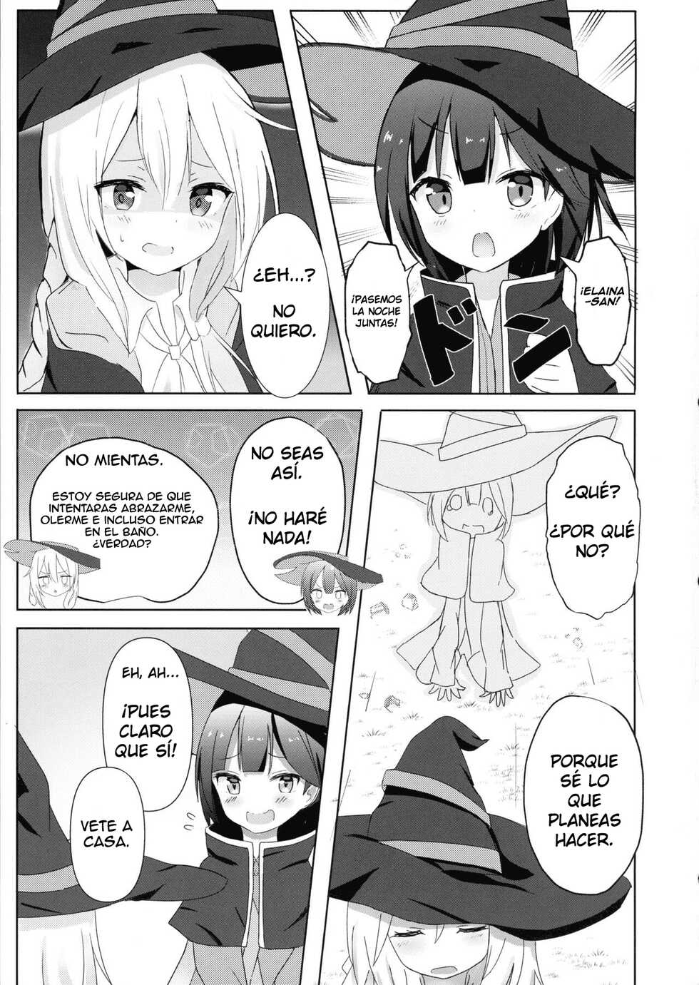 (C99) [Torisan Shokai (Kutori)] Saya ga Elaina de Ippouteki ni Koufun suru Dake | El Sentimiento Unilateral De Saya Por Elaina (Majo no Tabitabi) [Spanish] - Page 3