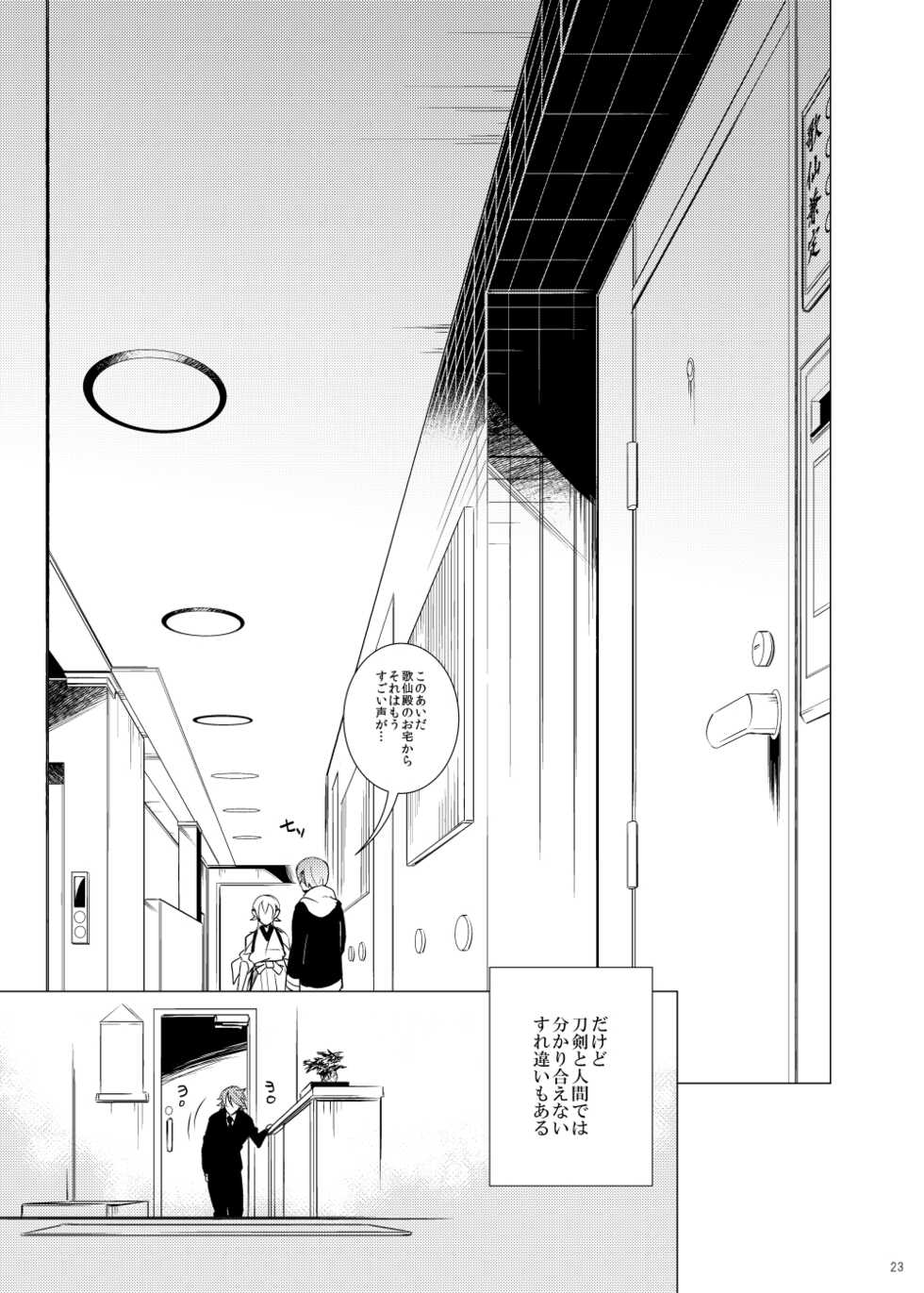 [CTN (Teshio)] Miyabi na 306-goushitsu (Touken Ranbu) [Digital] - Page 23