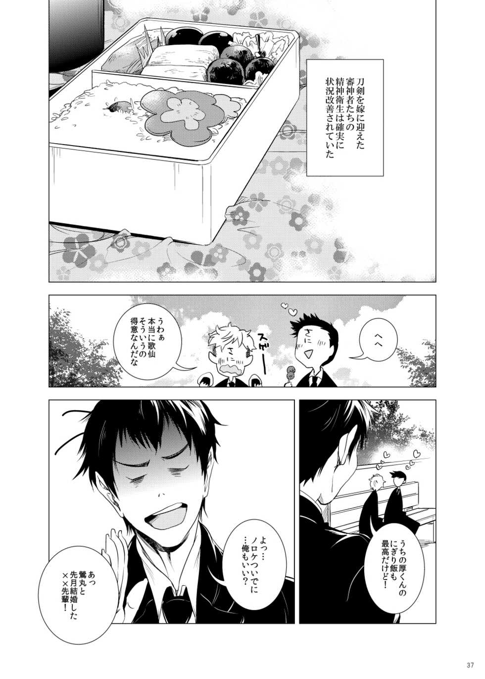 [CTN (Teshio)] Miyabi na 306-goushitsu (Touken Ranbu) [Digital] - Page 37