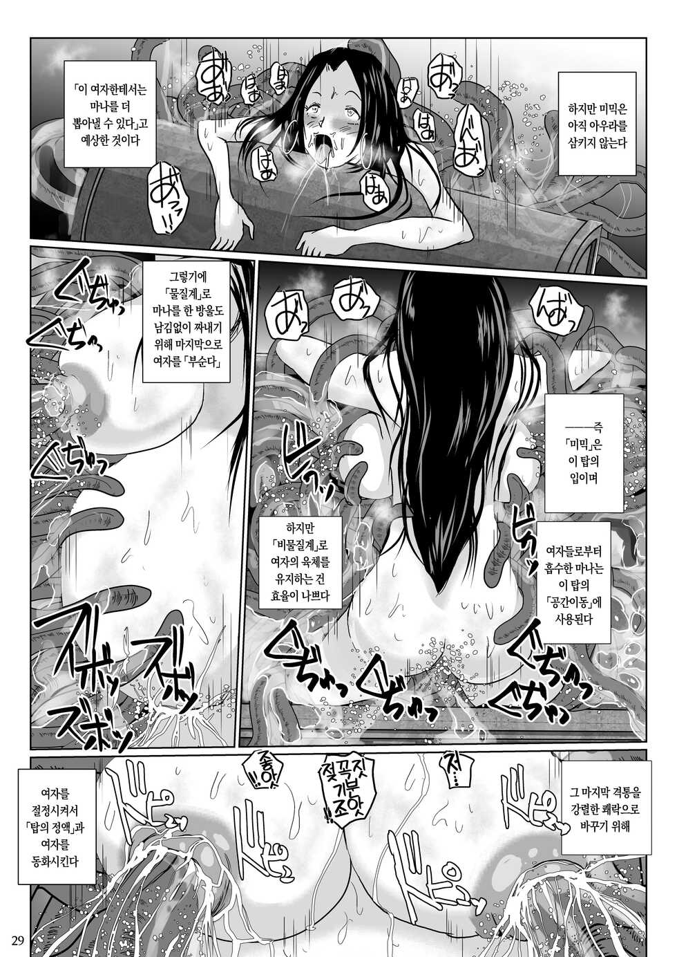 [Erotic Fantasy Larvaturs (Takaishi Fuu)] Samayoeru Tou no MarunoMimic | 떠돌아다니는 탑의 통째로 삼키는 미믹 [Korean] [르티] [Digital] - Page 30