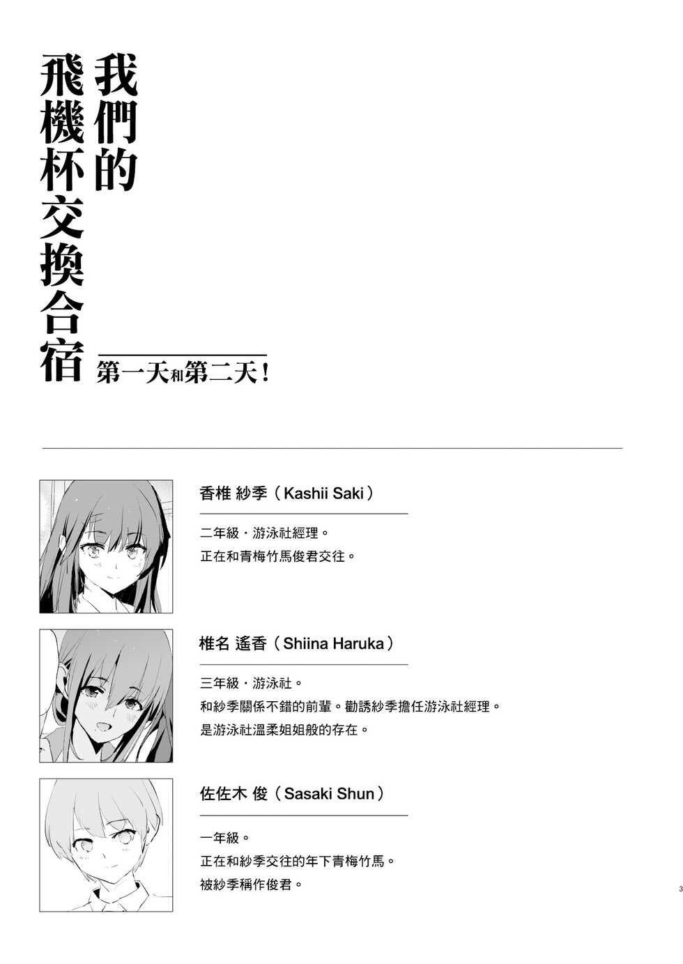 [Yami ni Ugomeku (Dokurosan)] Watashi-tachi no Onaho Koukan Gasshuku Ichinichime to Futsukame! + Omake Paper [Chinese] [臭鼬娘漢化組] [Decensored] - Page 4
