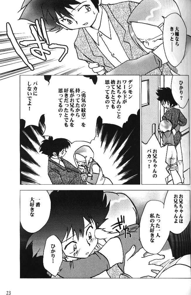 [RIROLAND (Kuuya, Satomi Hiroyuki)] MY FAVOURITE (Digimon Adventure) - Page 21