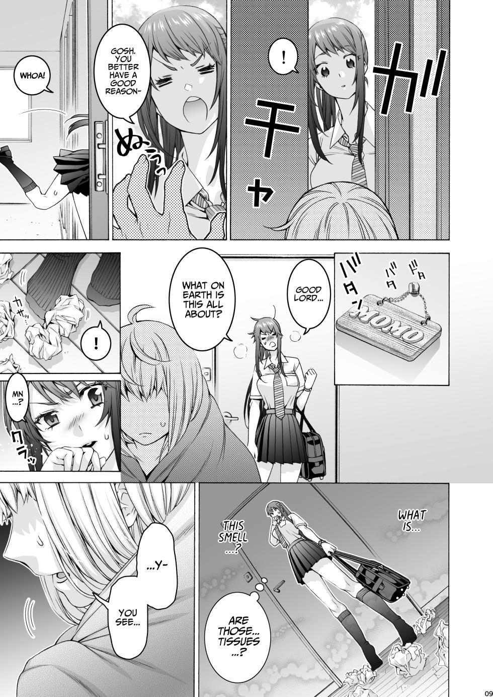 [Hogeramu] Futanari Apricot & Peach [English] [Project Valvrein] [Digital] - Page 9