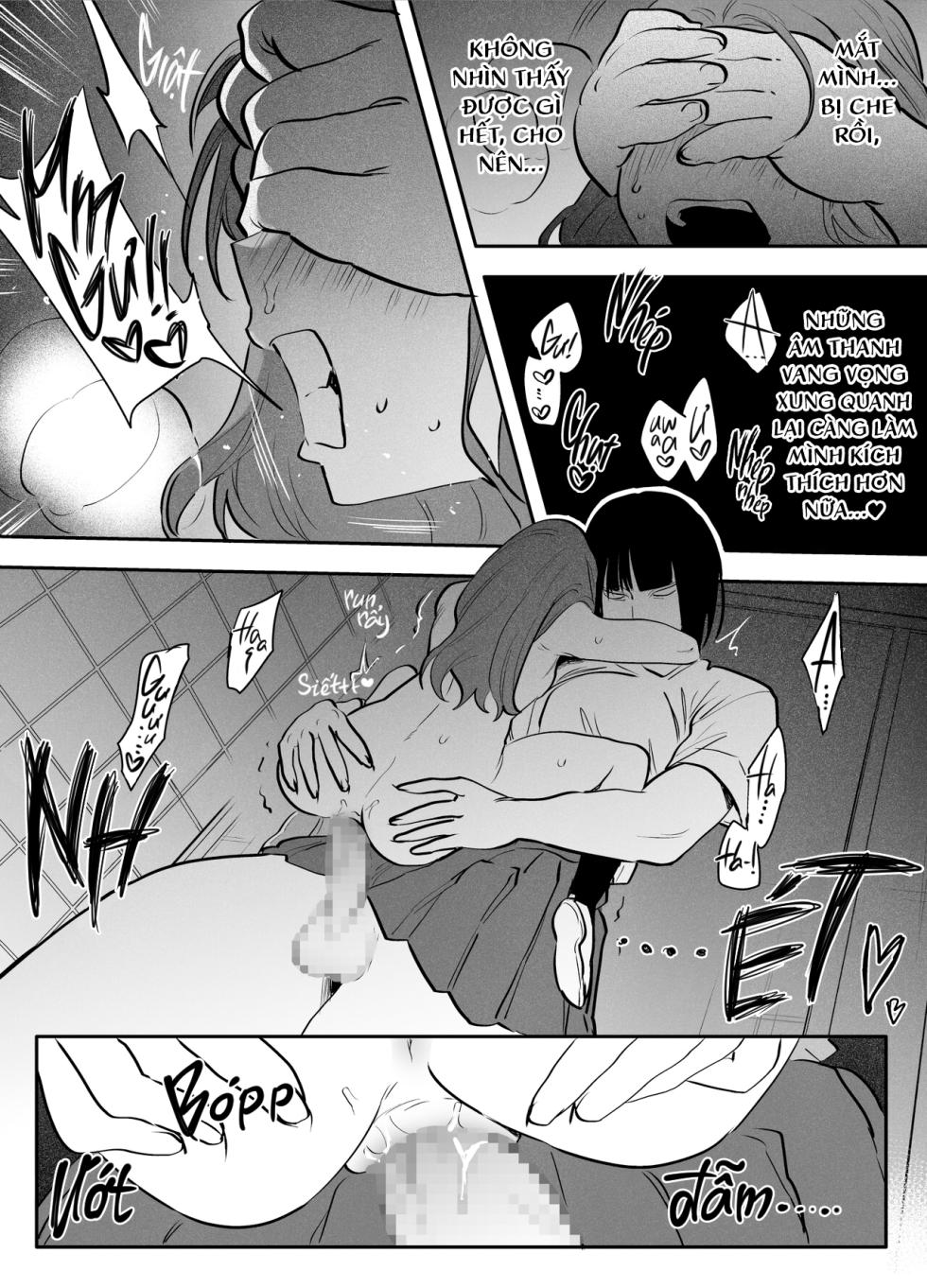 [Tosha Pink (Chimeda)] Watashi to toire to futanari Hanako-san | Mình, WC, và futanari Hanako-san [Vietnamese Tiếng Việt] [2ta4ever] - Page 22