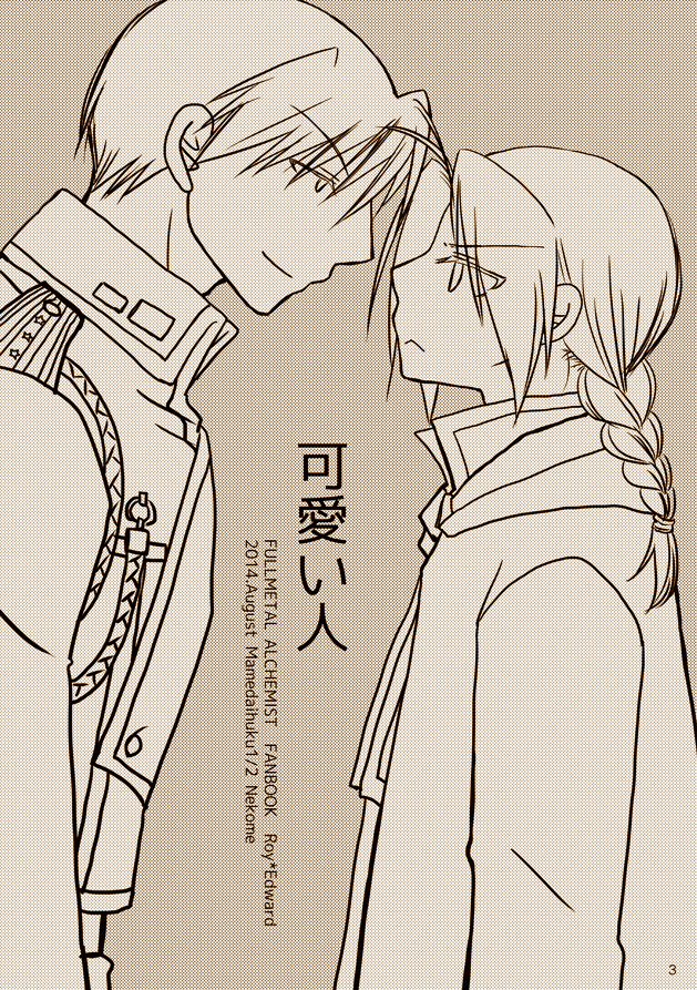 [Mamedaihuku1/2 (Nekome)] Kawaii Hito (Fullmetal Alchemist) [Digital] - Page 2