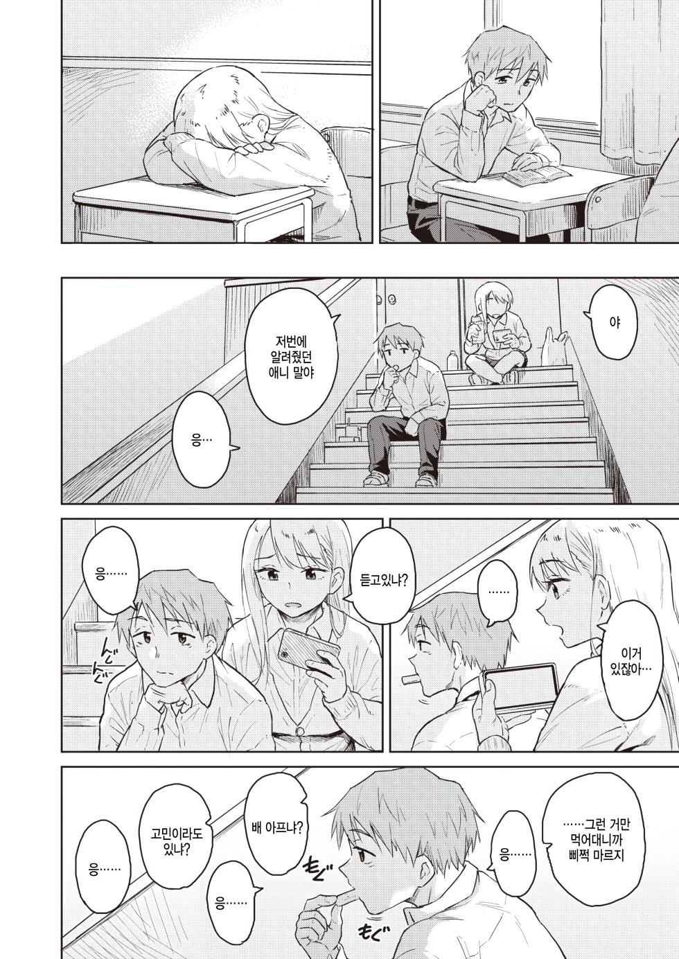 [Pennel] Ohiruyasumi ga Owaranai - A couple of outcasts (COMIC Kairakuten BEAST 2023-04) [Korean] [팀 털난보리] [Digital] - Page 2