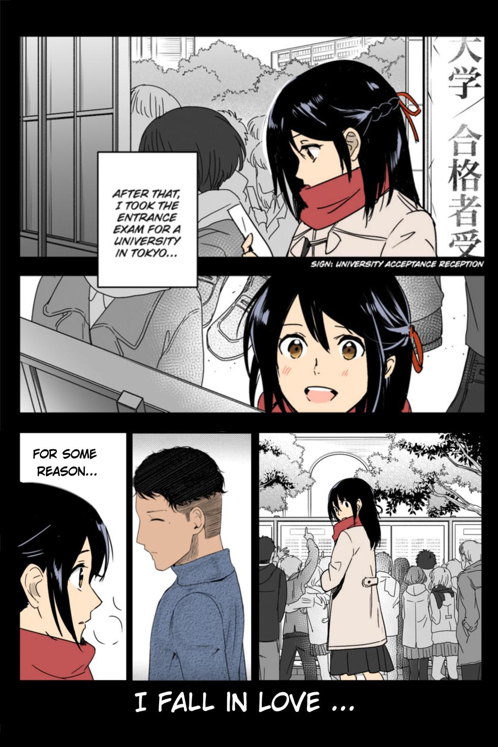 Kimi no na wa : After Story - Mitsuha ~Netorare~ [Syukurin] (Colorized by mikakucoloring) - Page 15