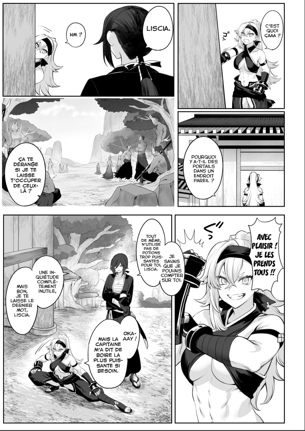 [Nekono Oyashiro (Mashu)] Ikusa Otome to Ikusa Goto! ~Onna Samurai Hen~ [French] [Chocolatine] [Digital] - Page 37