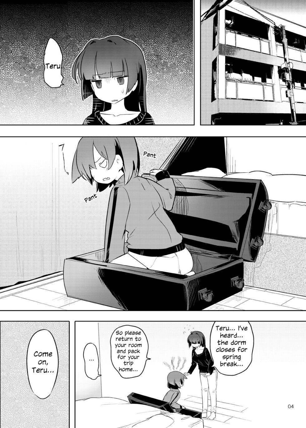 [pm02:00 (Wakadori Nikomi)] Teru to Kyuujitsu | Teru and Her Break (Saki) [English] [Uselessbian Translations] [Digital] - Page 4