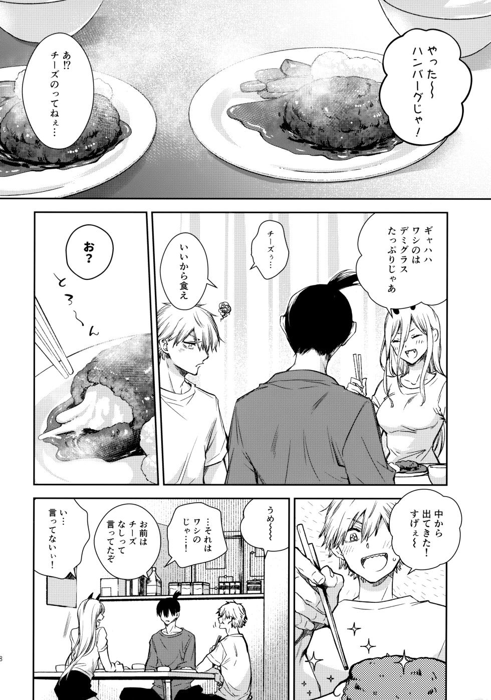 [Hachimitsuron (Hachinomitsu)] Sora ha zutto Haiirodatta (Chainsaw Man) - Page 7