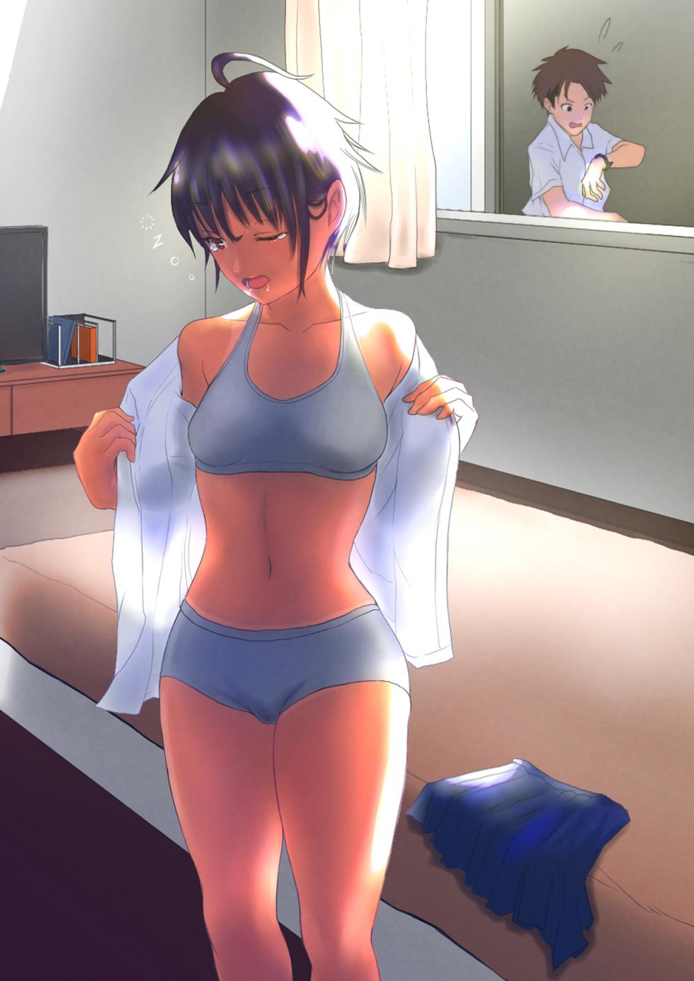 [Ameno] Kasshoku Boyish na Osananajimi [Ongoing] - Page 9