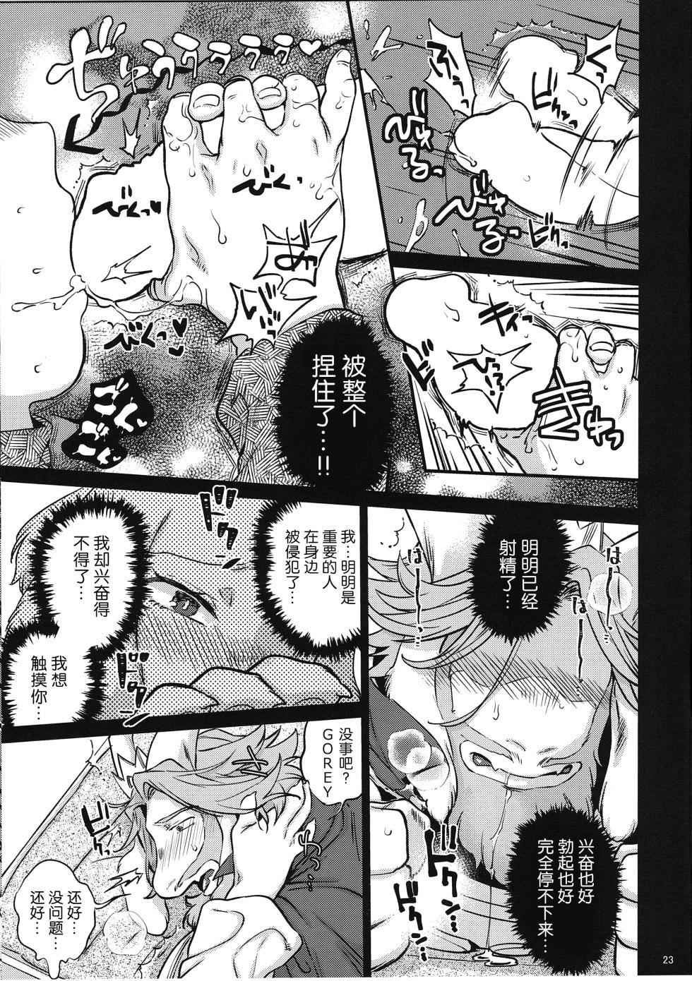 (UNLIMITED EX 5) [Nambokuya (Namboku)] 王族的壁尻 | Ouzoku no Kabeshiri (Undertale) [Chinese] [ZX个人汉化] - Page 22