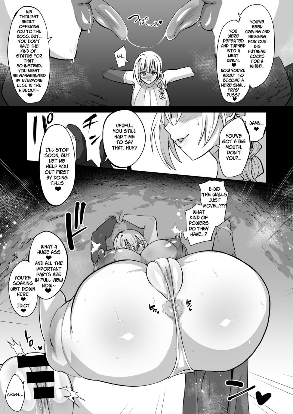 [Muchuu Yakou (Kuromori Yaga)] Mahou Shoujo vs Futanari Sentouin Shimai  | Magic Girl vs. Futanari Combatant Sisters [English] [racoonball] - Page 9