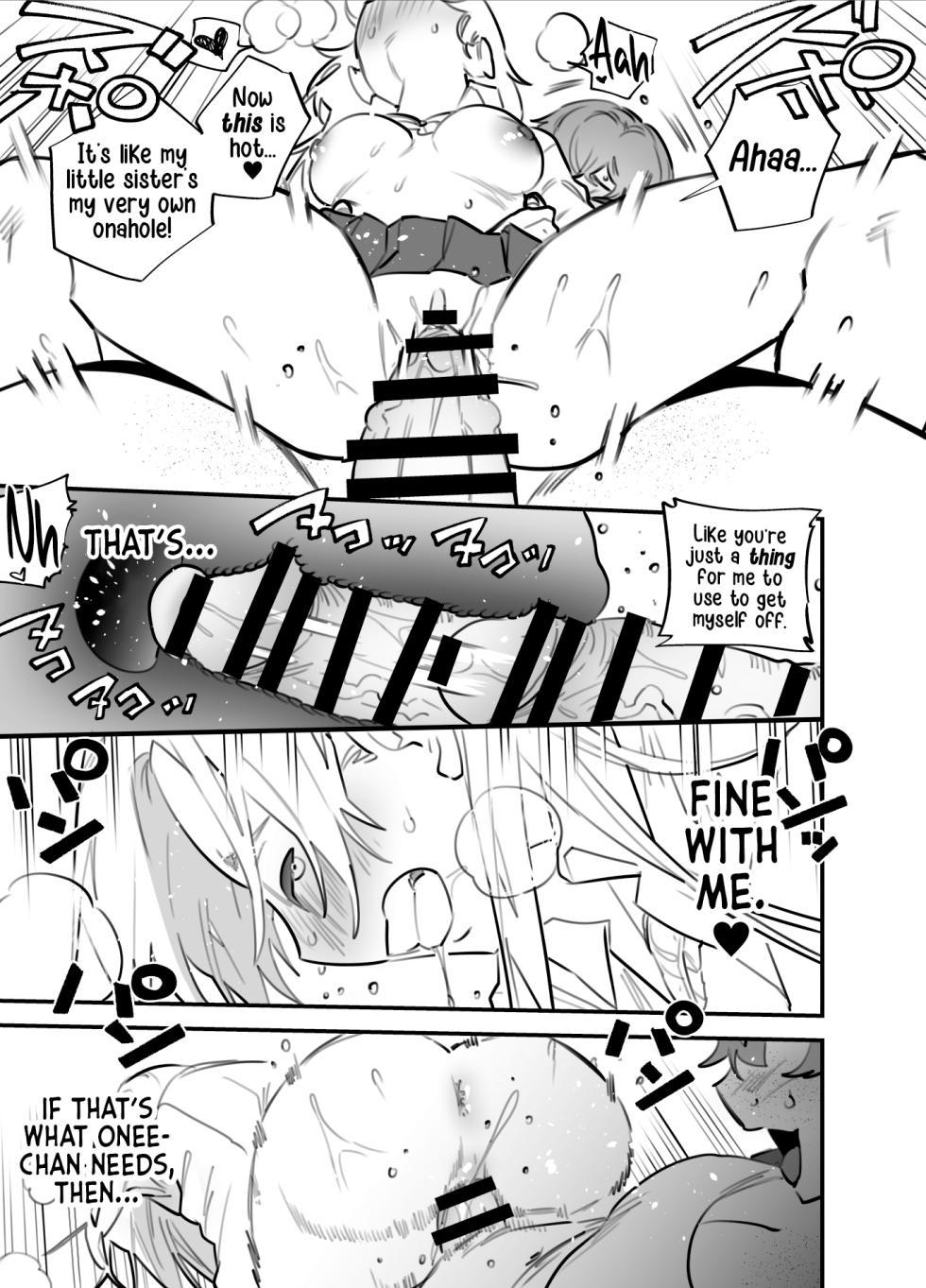 [Tosha Pink (Chimeda)] Hitorijime - Futanari Ane x Imouto | All Mine - Futa Older Sister x Little Sister [English] [Mr_Person] - Page 12