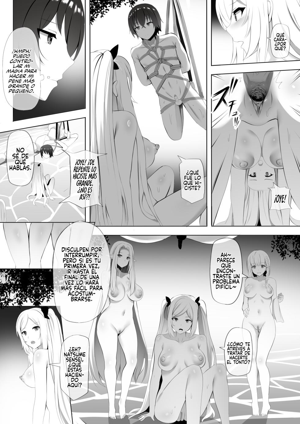 [Ginhaha] Onsen de Shadow-sama ni Naru! (Kage no Jitsuryokusha ni Naritakute!) [Spanish] [Rakuen Translations] - Page 7