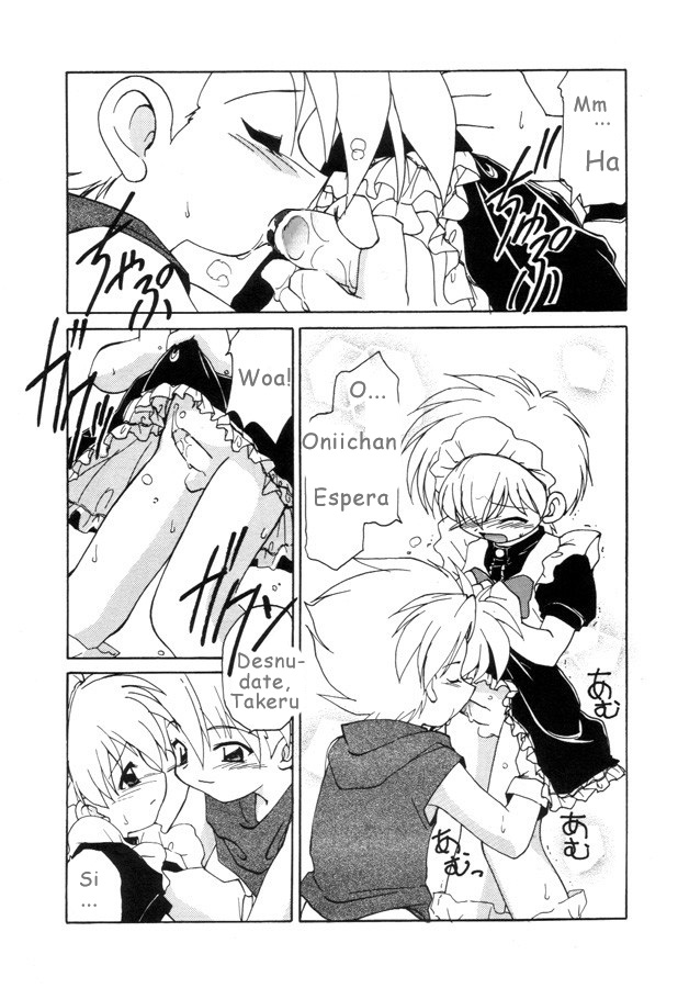 (C57) [Milky Way (Hoshikawa Kirara)] YamaTake Maid (Digimon Adventure) [Spanish] - Page 4