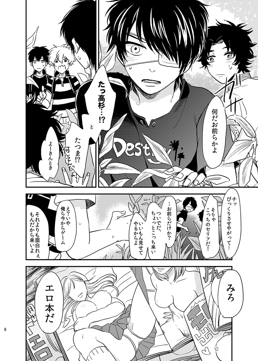 [nanakan (Chicken Tamago)] Me ga Sametara. (Gintama) [Digital] - Page 9