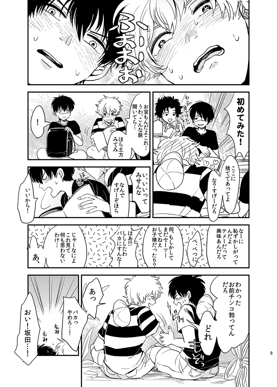 [nanakan (Chicken Tamago)] Me ga Sametara. (Gintama) [Digital] - Page 10