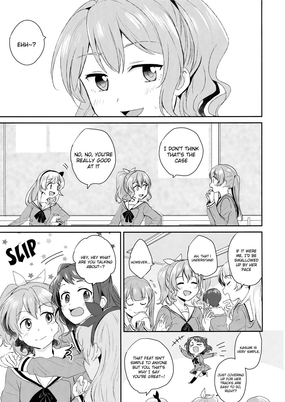 (BanG Dreamer's Party! 4th STAGE) [POCHI (Nagisora Riku)] Hogosha da nante Yobanaide (BanG Dream!) [English] - Page 5
