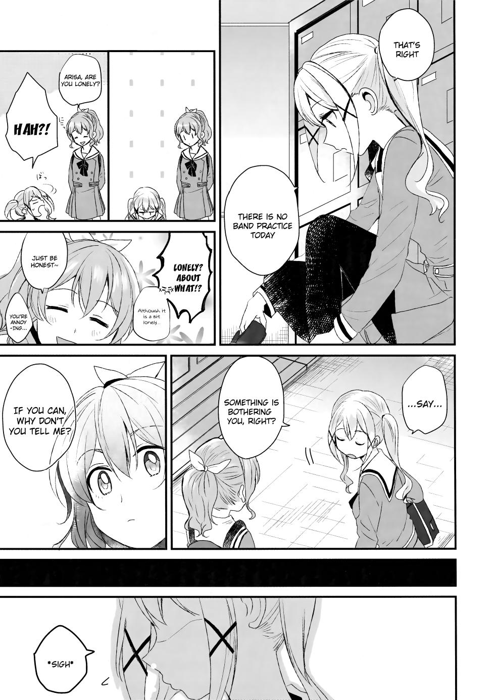 (BanG Dreamer's Party! 4th STAGE) [POCHI (Nagisora Riku)] Hogosha da nante Yobanaide (BanG Dream!) [English] - Page 9