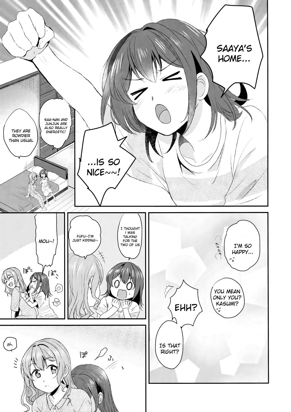 (BanG Dreamer's Party! 4th STAGE) [POCHI (Nagisora Riku)] Hogosha da nante Yobanaide (BanG Dream!) [English] - Page 15