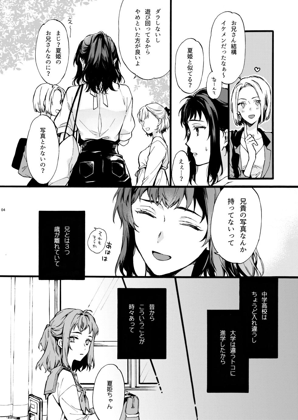 [ClockLord (Suzushiro Nerita)] Kono Hito Kareshi ja Arimasen!! ~Shinomura Keimai no Jijou~ [Digital] - Page 4