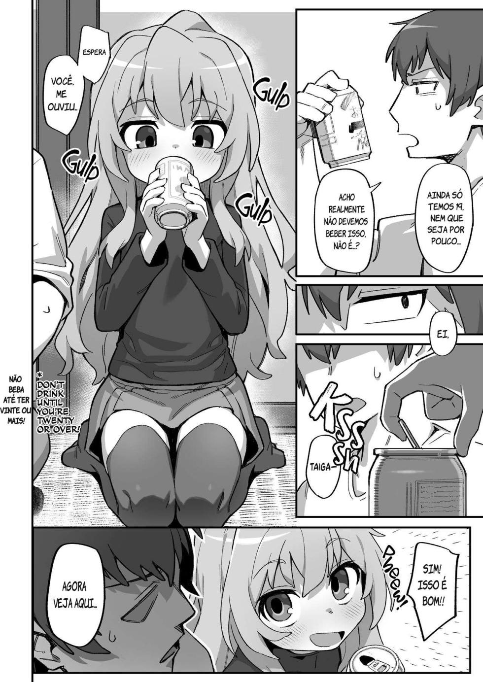 [Dagashiya (Wagashi)] Toradora! no Erohon 3 (Toradora!) [Portuguese-BR] [CIPHER-MAY] [Digital] - Page 4