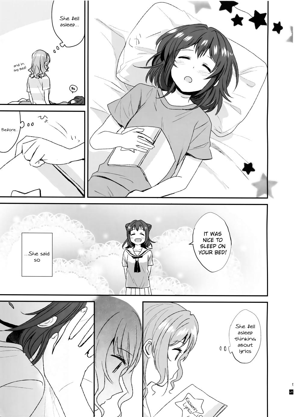 (C96) [POCHI (Nagisora Riku)] Doutoubun no Sexuality (BanG Dream!) [English] - Page 7