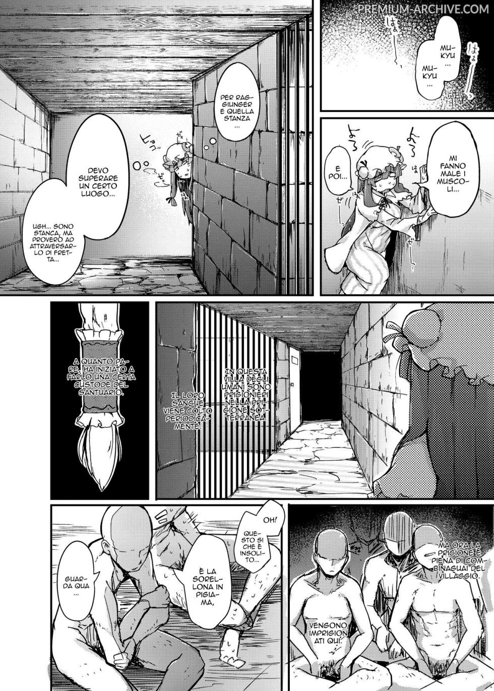 [Jikahatsudensho (flanvia)] Ana to Muttsuri Dosukebe Daitoshokan | Il Buco e la Bibliotecaria Perversa (Touhou Project) [Italian] [Digital] - Page 4