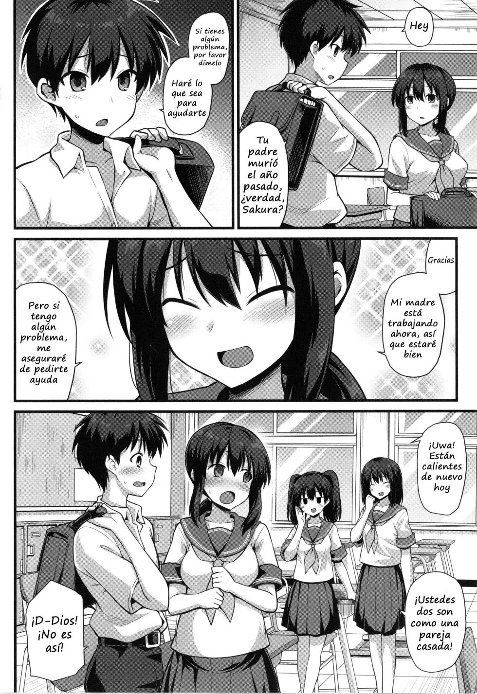 [Kokutou Nikke] Sakura-chan-chi no Oyakodon (Haramase! Shiawase Oyakodon!) [Spanish] [en curso] - Page 6